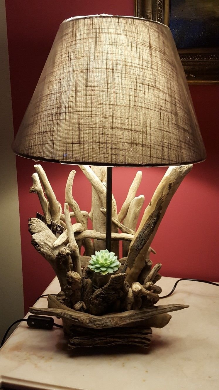 Торшер из коряги