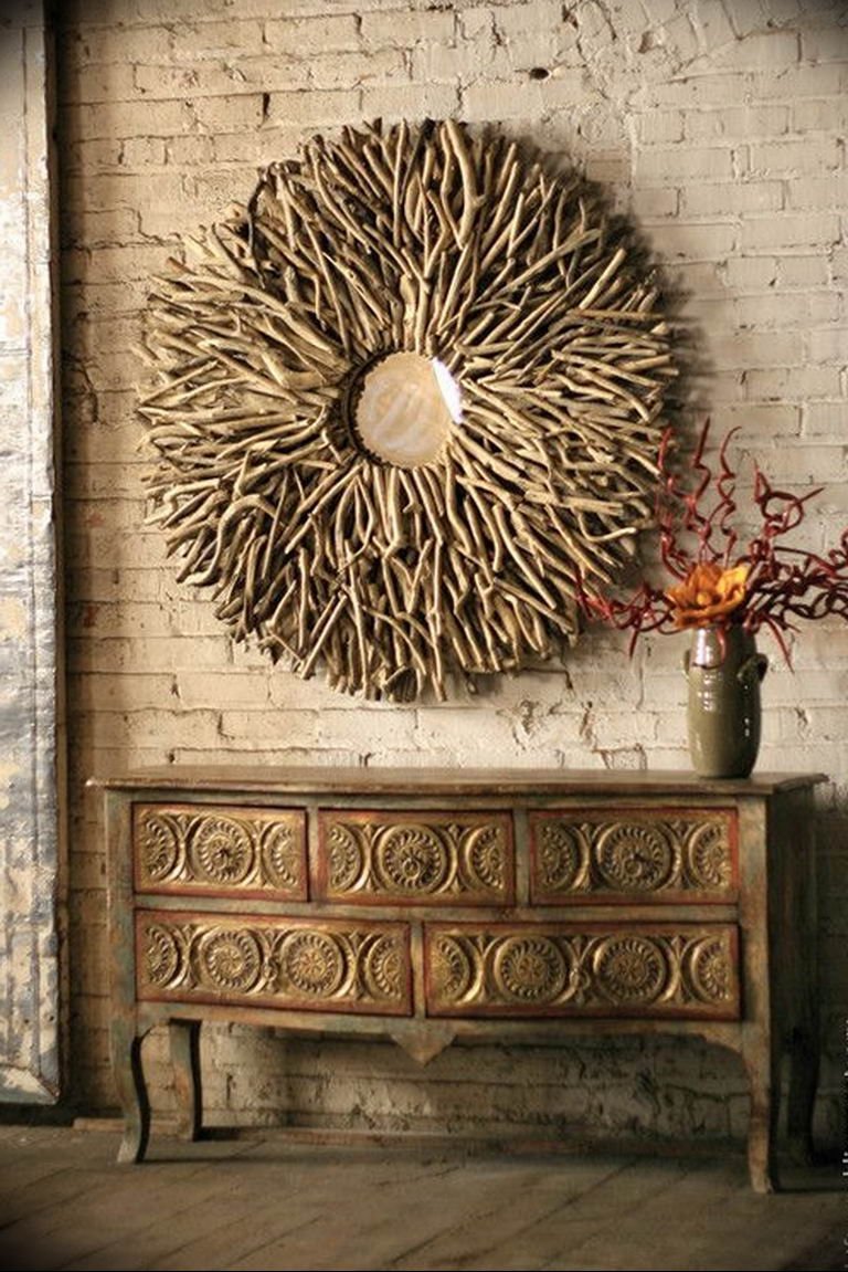 Картины из веток деревьев