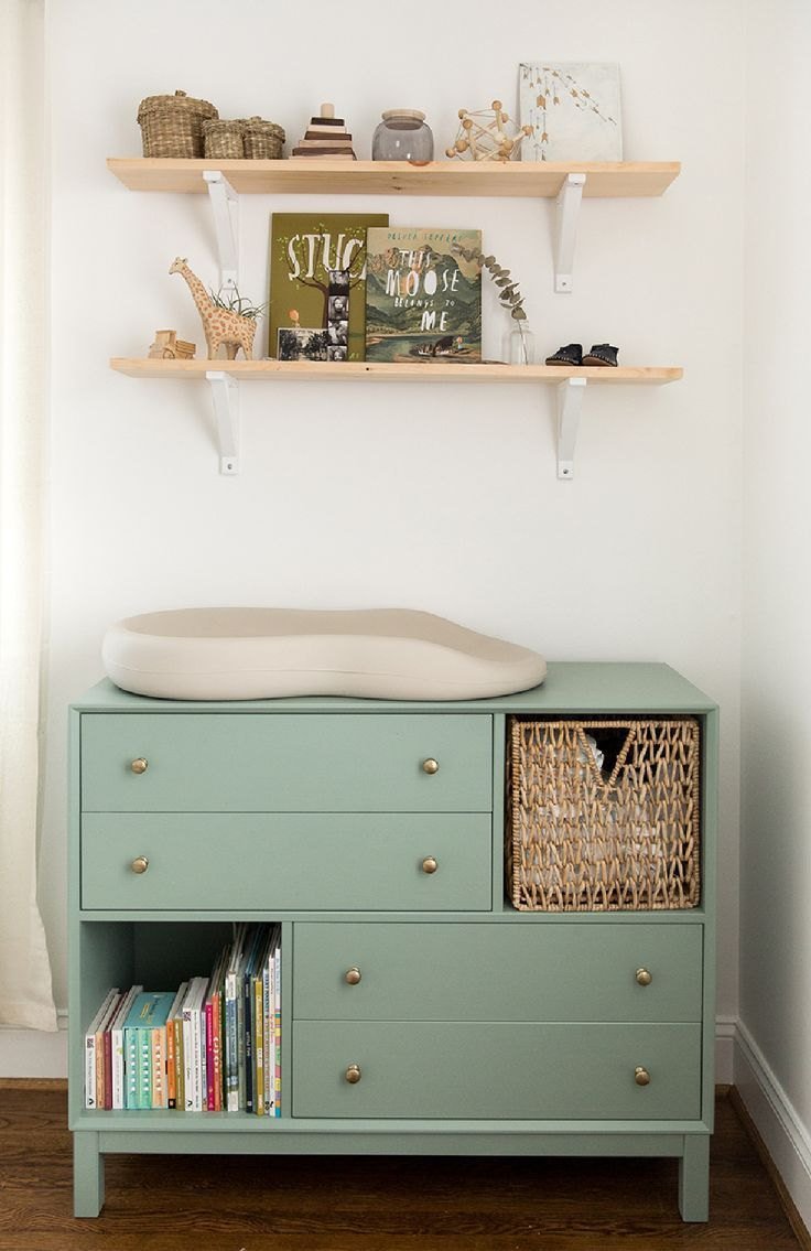 Полка над комодом в детскую