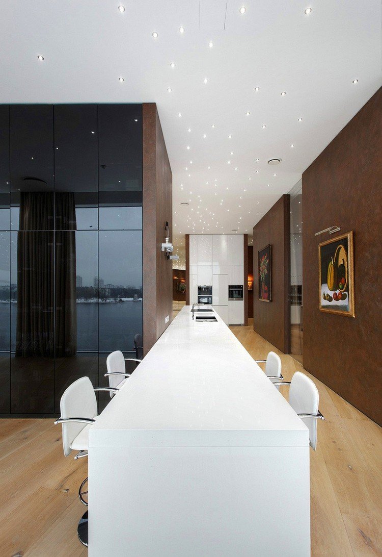 Натяжные потолки в стиле Минимализм