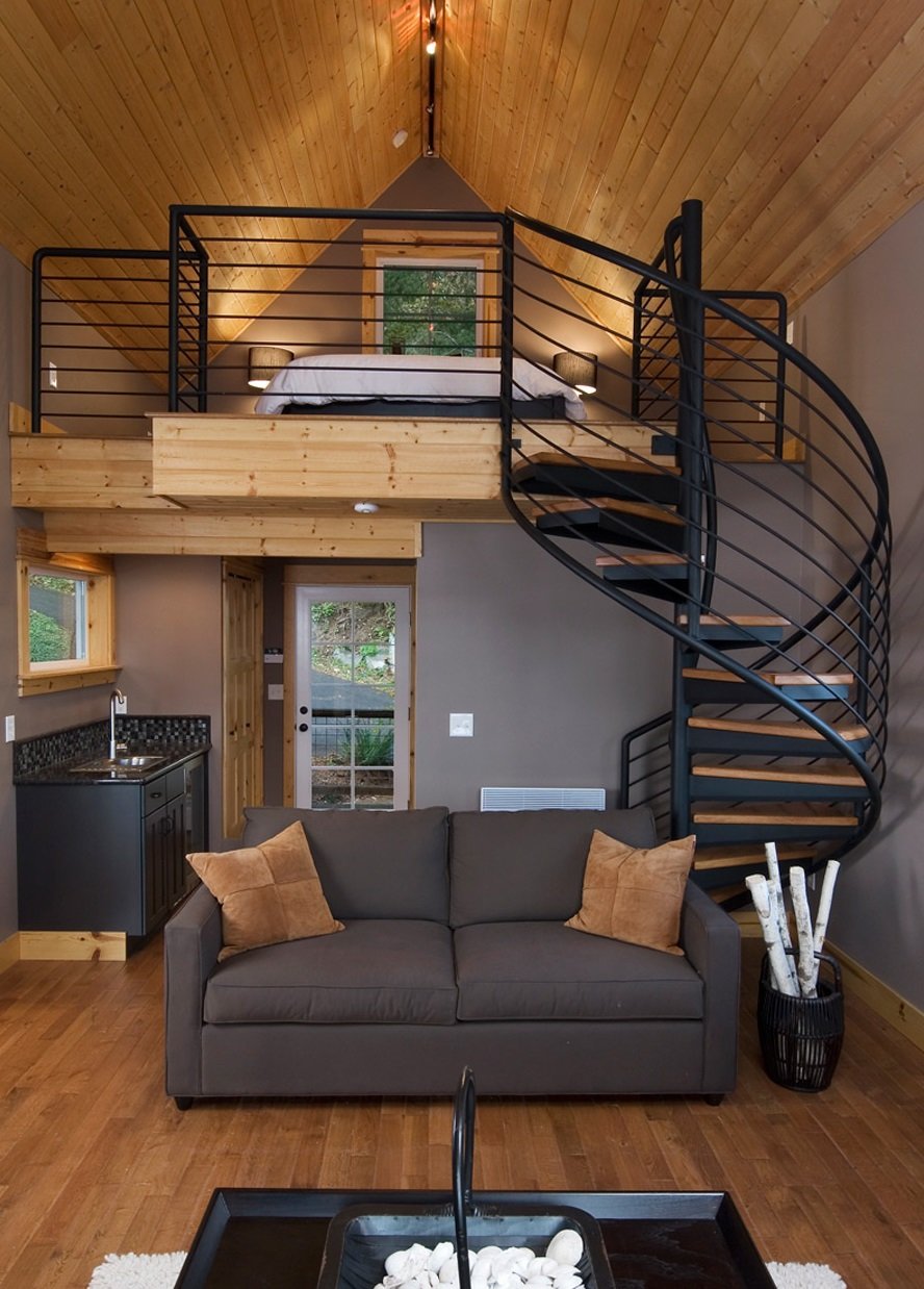 Дачный домик в стиле лофт