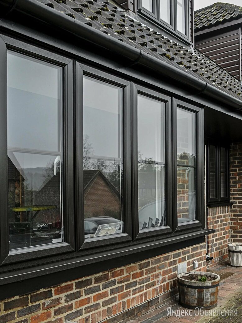 Окна Рехау антрацит