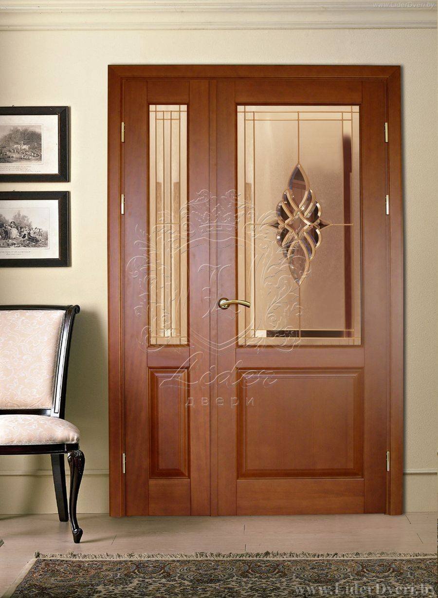 Двойные двери межкомнатные в зал