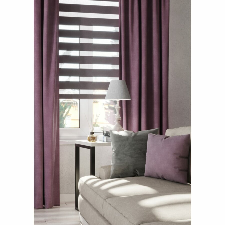 Штора рулонная день-ночь inspire 40х160 см цвет серый