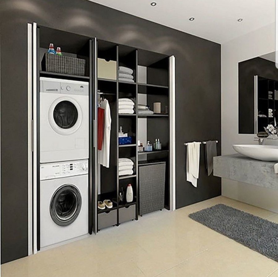 Стильная постирочная комната