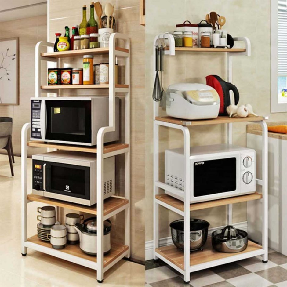 Стеллаж для кухни под бытовую технику