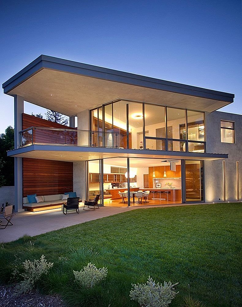 Дом с плоской крышей 160кв