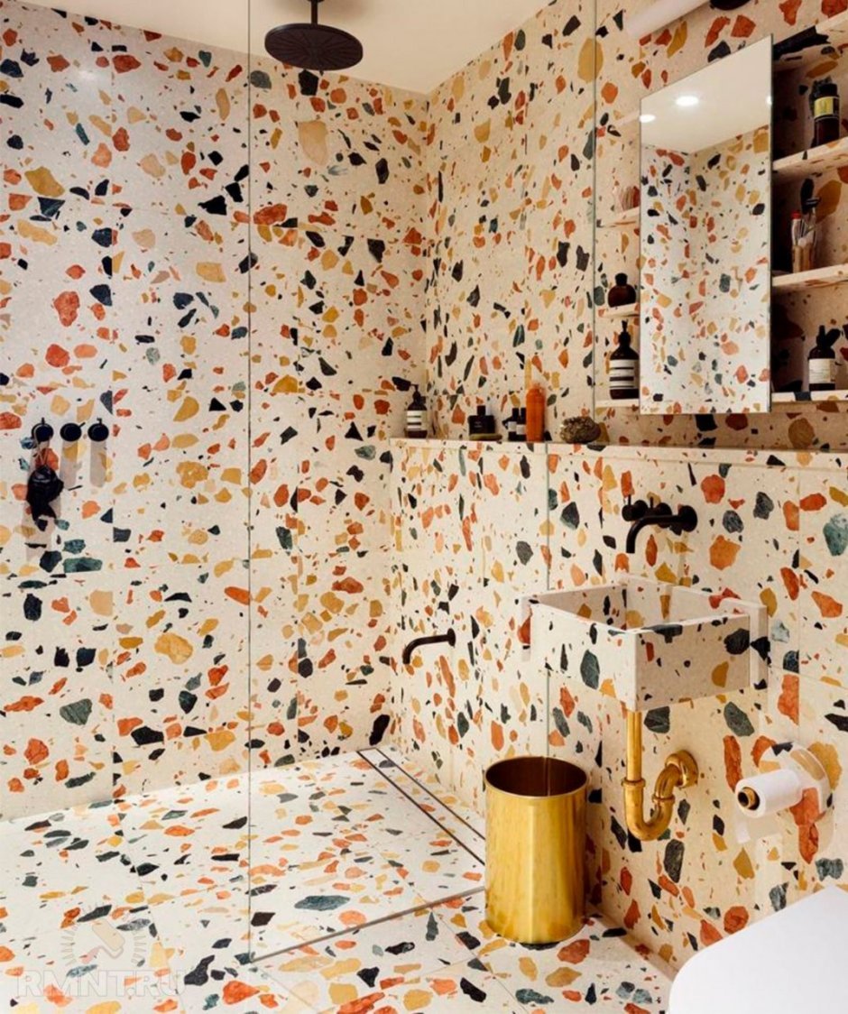 Плитка терраццо в интерьере