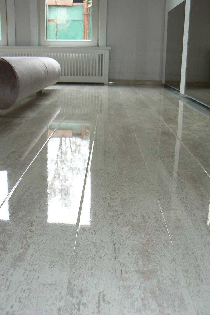 Серый глянцевый ламинат