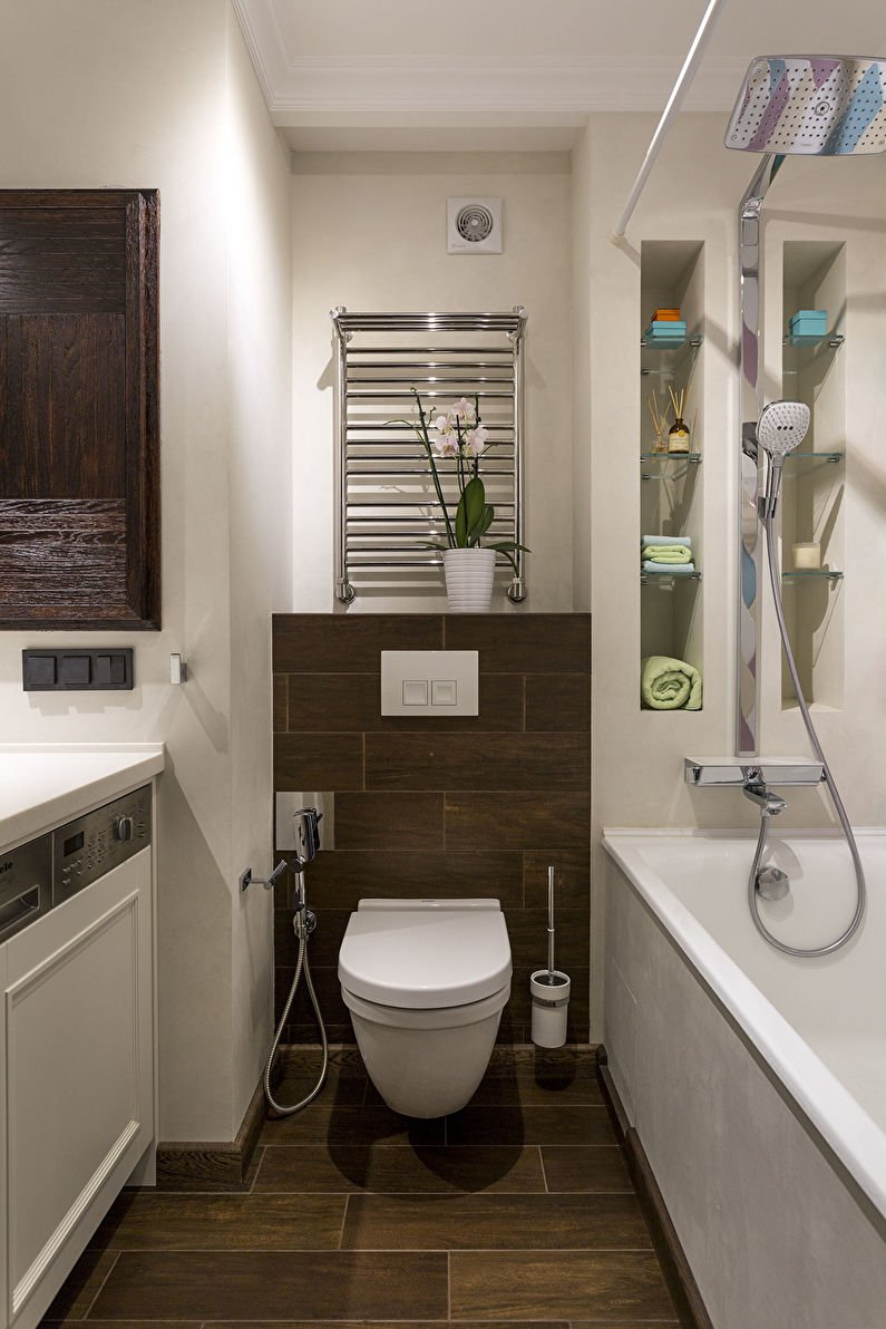 Плитка в ванной 120 на 60 маленькой комнате как смотрится