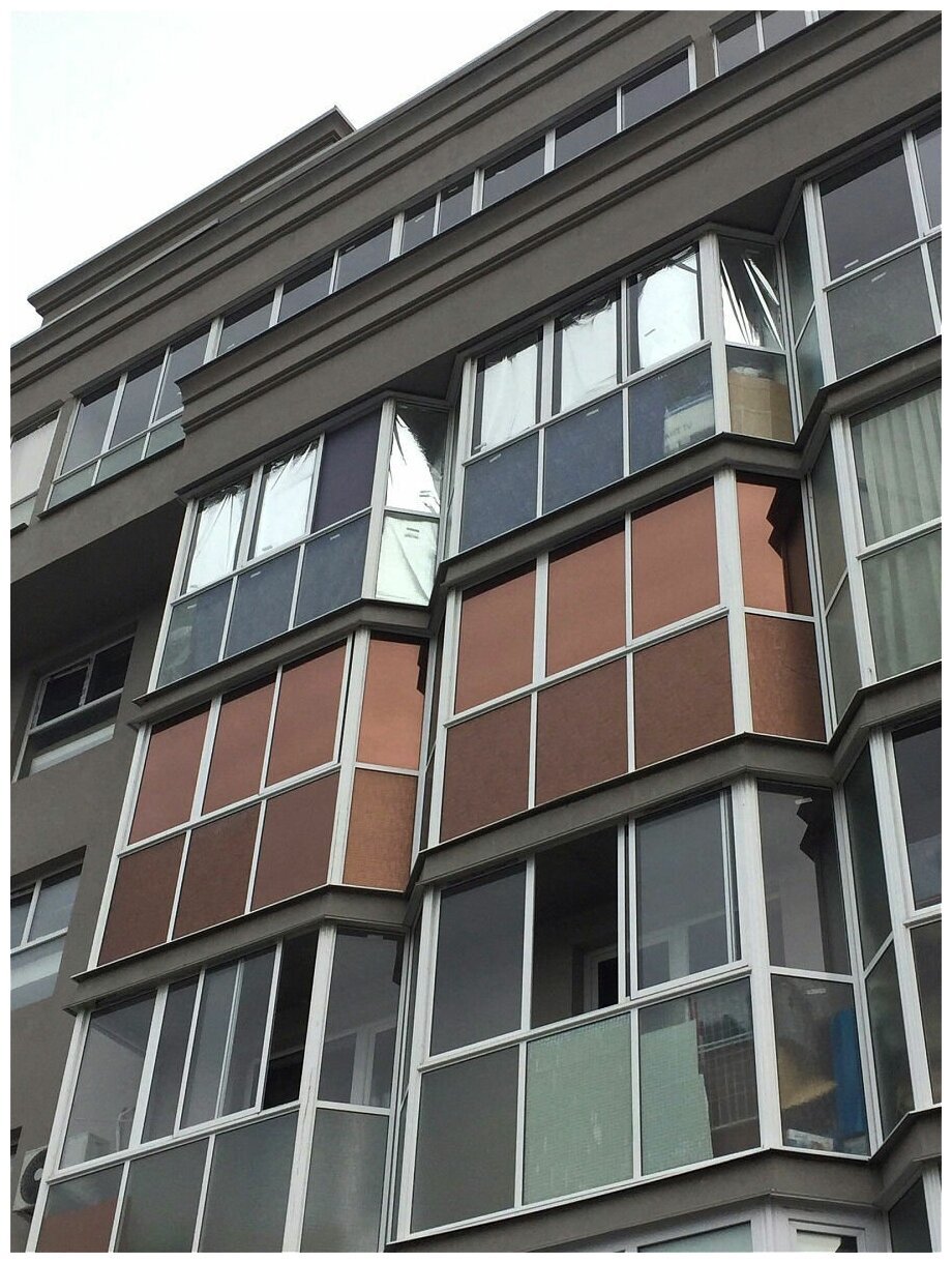 Зеркальная пленка s713h бронза/серебро