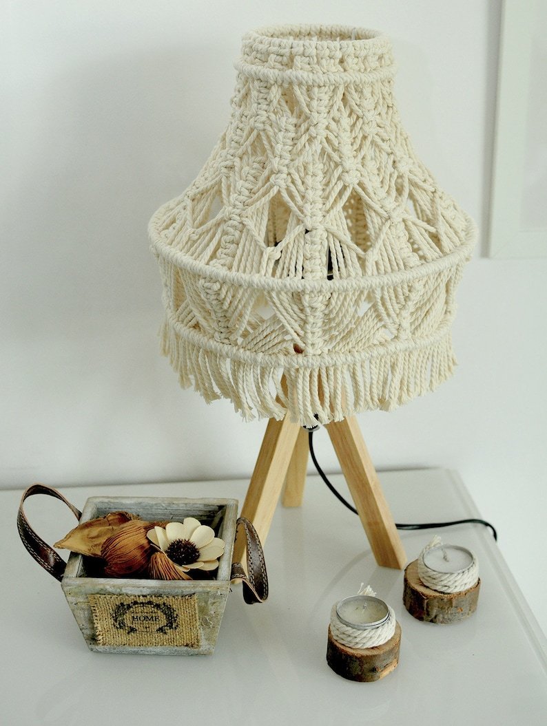 Абажур макраме