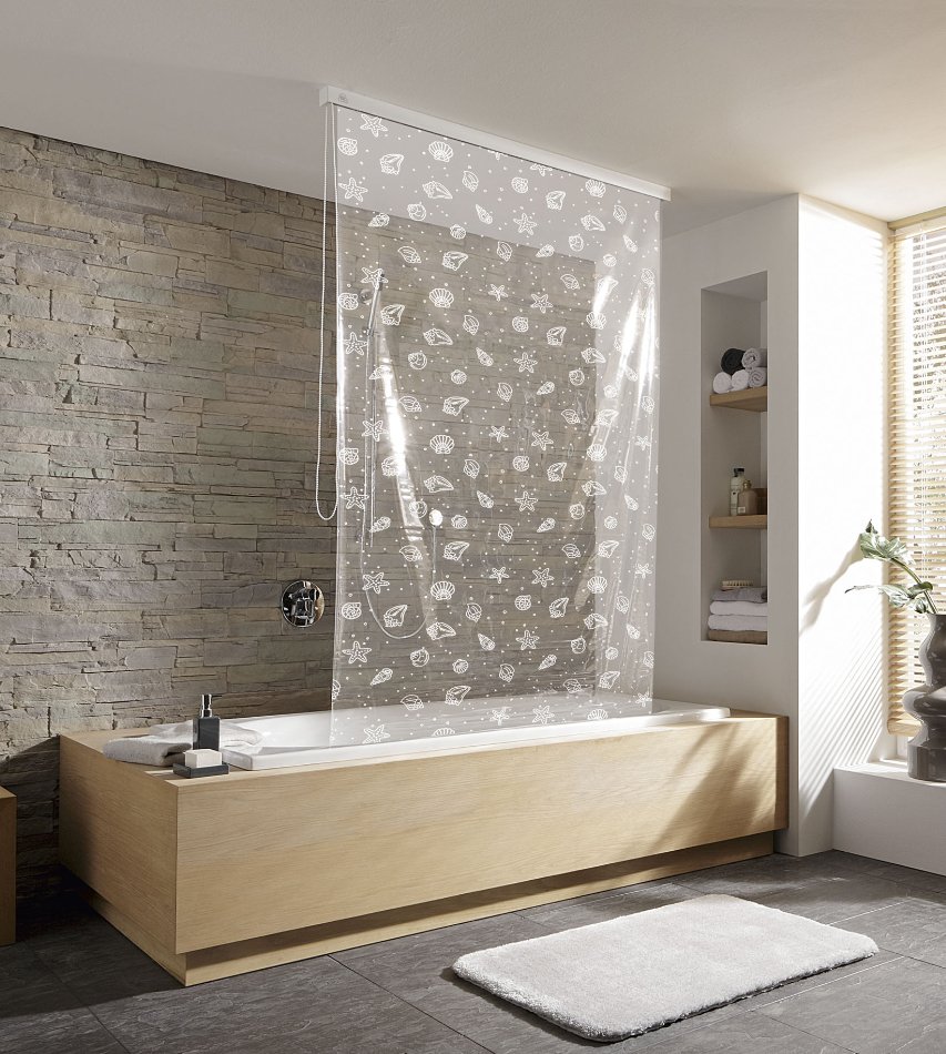 Штора в ванную