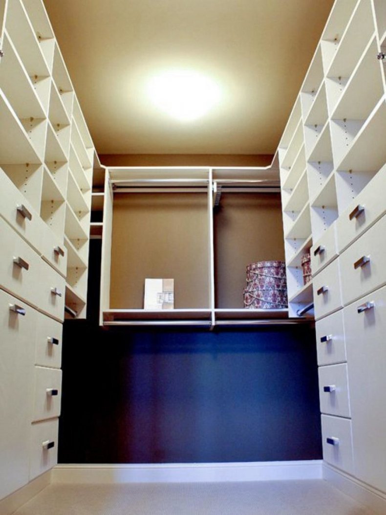 Подсветка в гардеробной