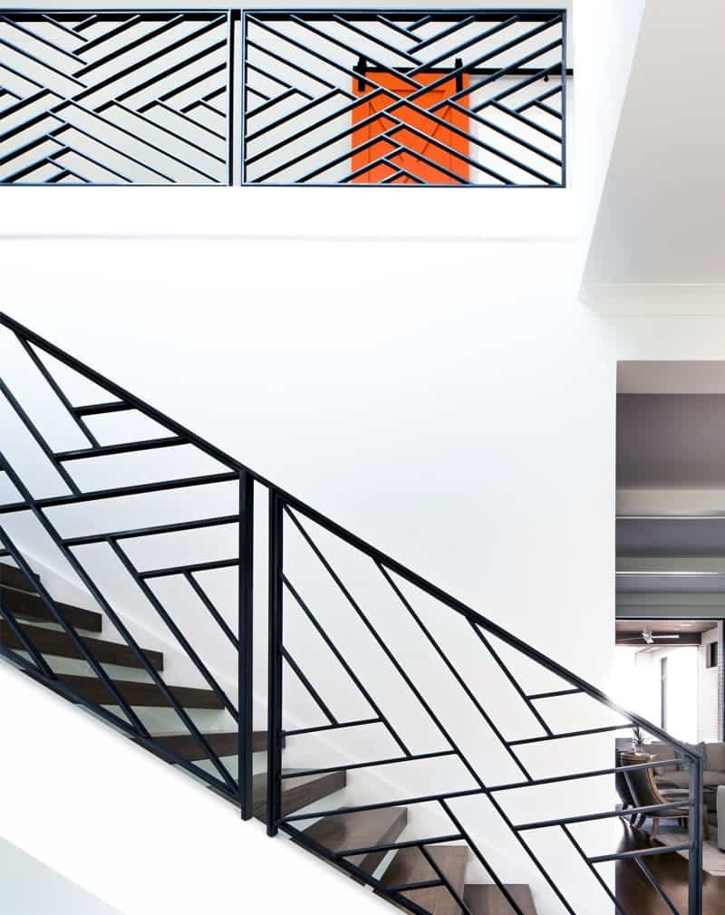 Перилла лестницы арт деко