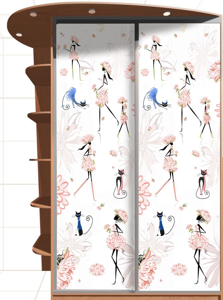 Наклейки на шкаф