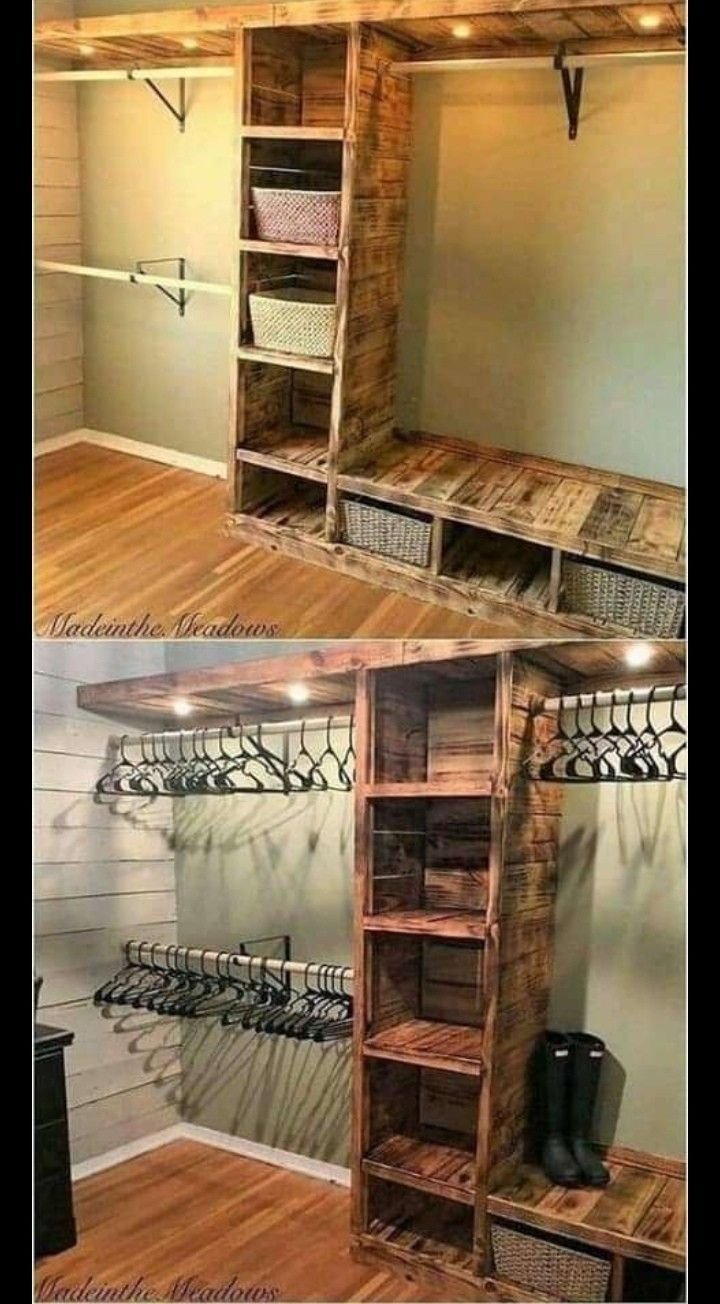 Стеллаж для вина из поддонов