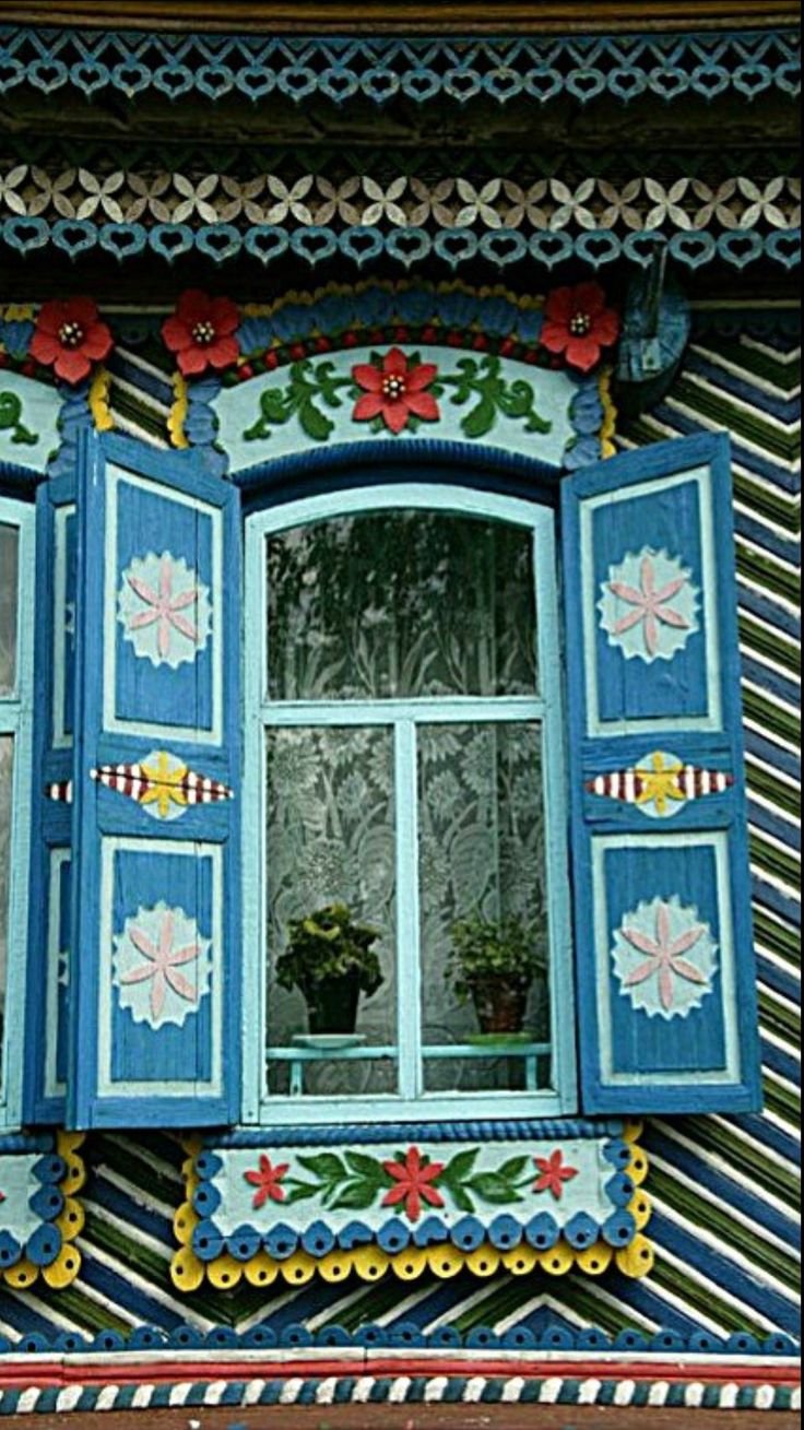 Расписные наличники