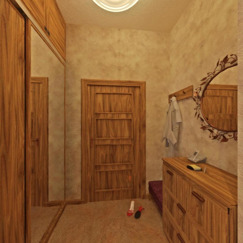 Интерьер коридора сталинки