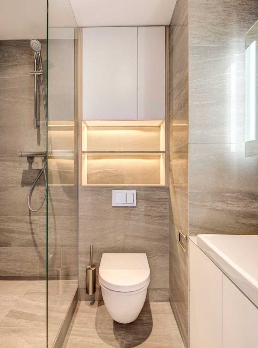 Шкаф над инсталляцией