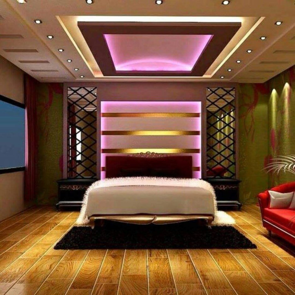 Фигура потолок для спальни