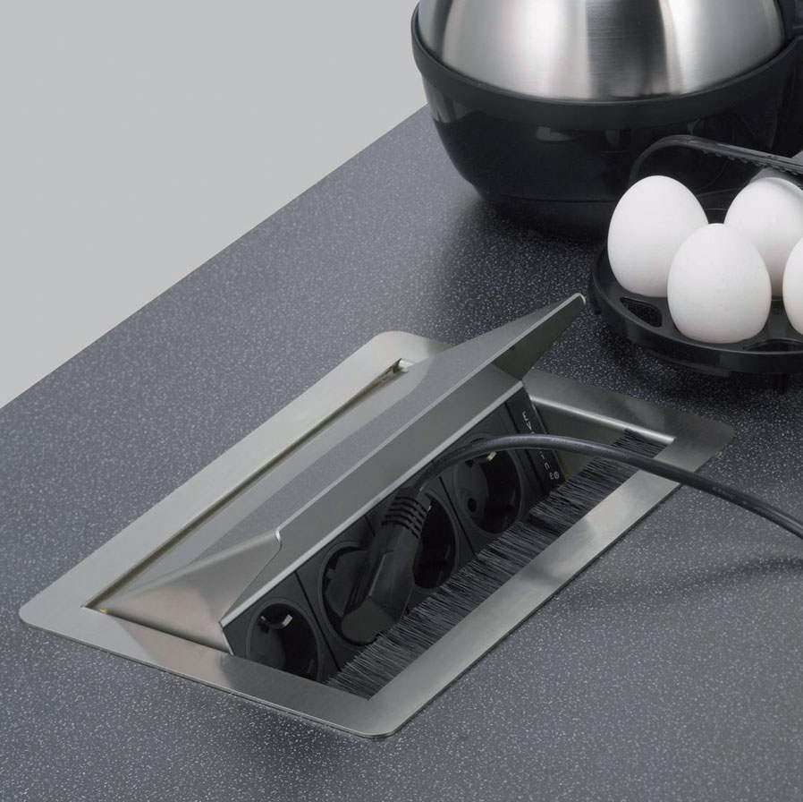 Встраиваемая розетка Evoline FLIPTOP Cuisine 159370002700