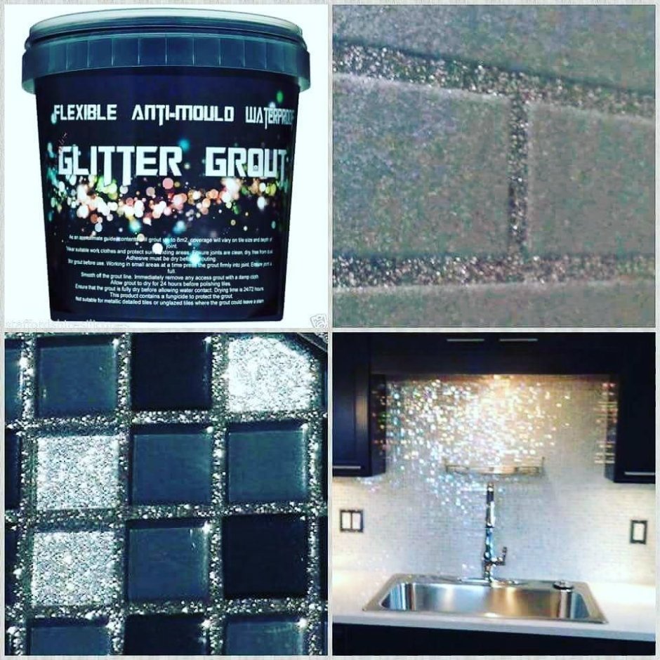 Блестки для декора стен