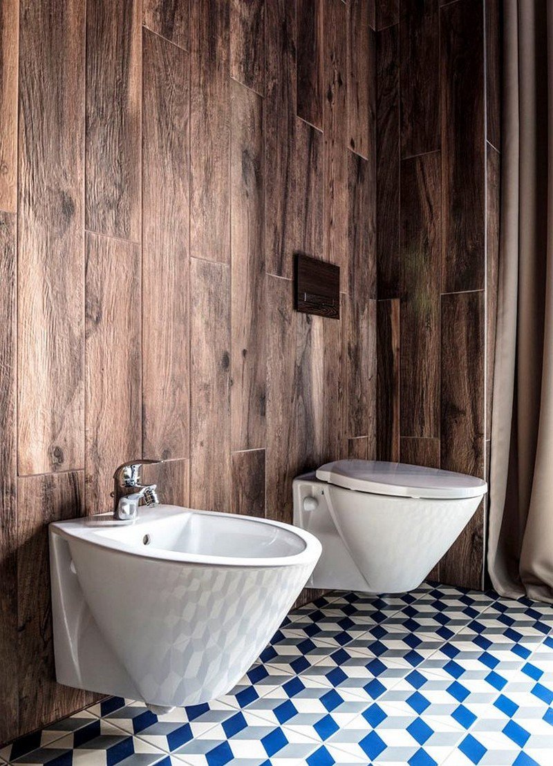 Линолеум на стену в ванной комнате