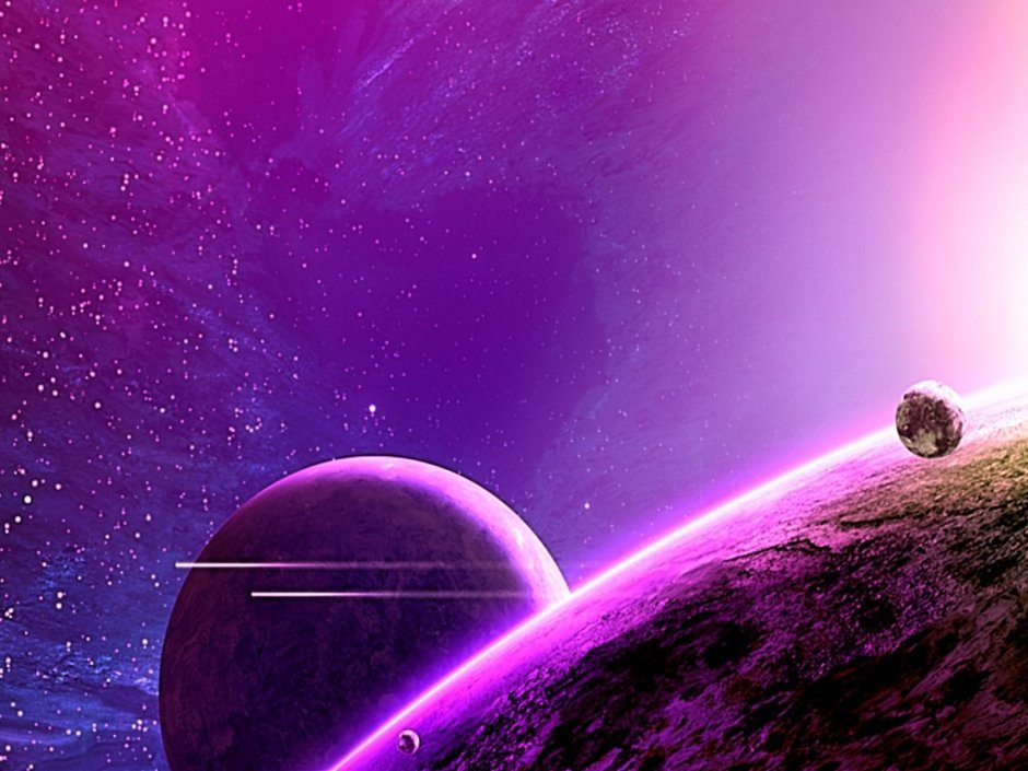 Фиолетовый космос