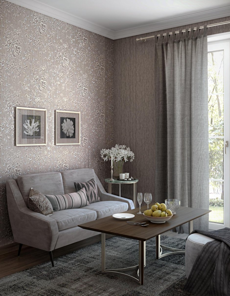 Обои pl71105-14 палитра в интерьере