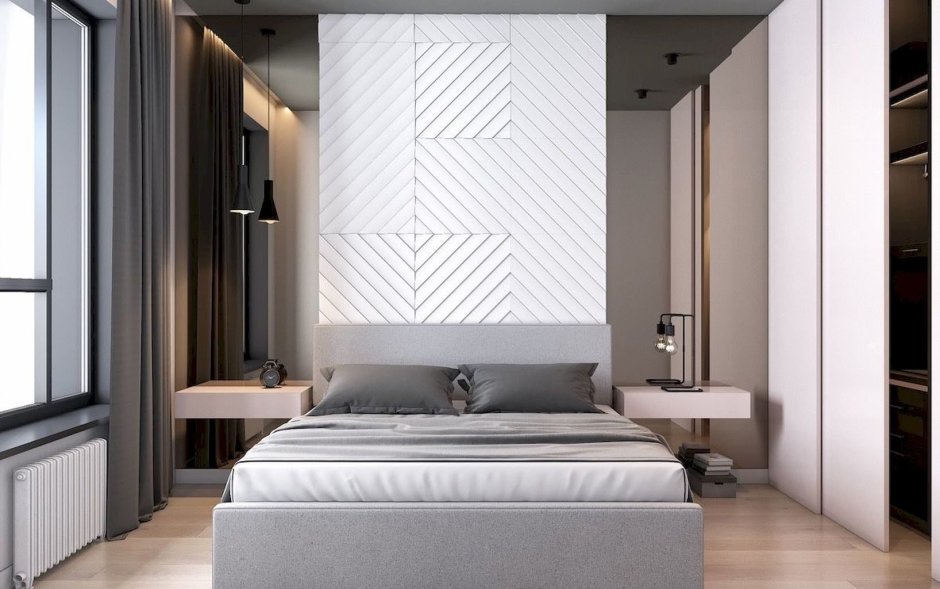 Потолок деревянный реечный в современном стиле