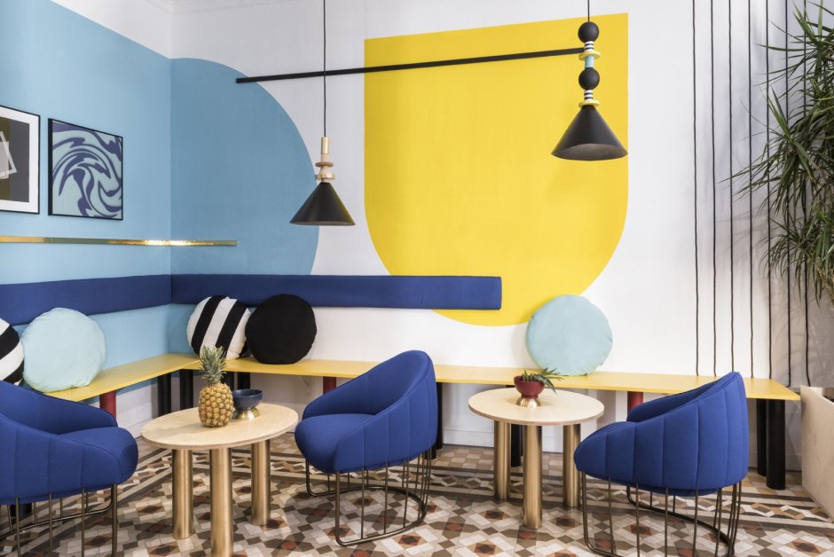 Colorblock интерьер