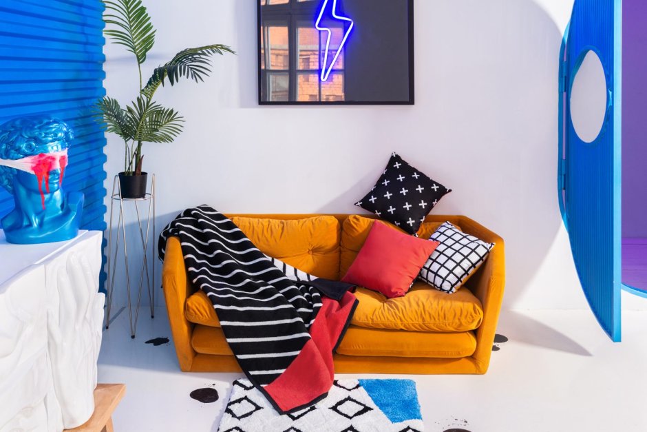 Колор блок в интерьере