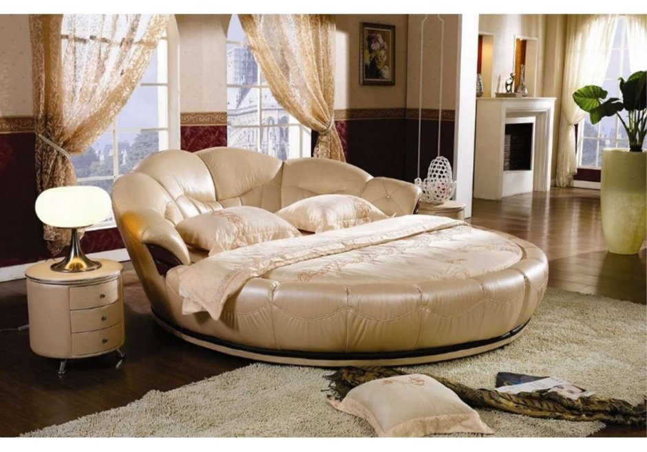 Круглая кровать Аскона
