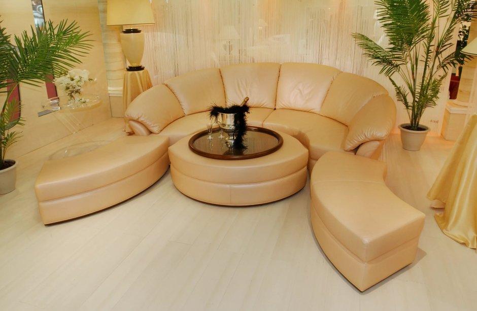 Круглая кровать хофф