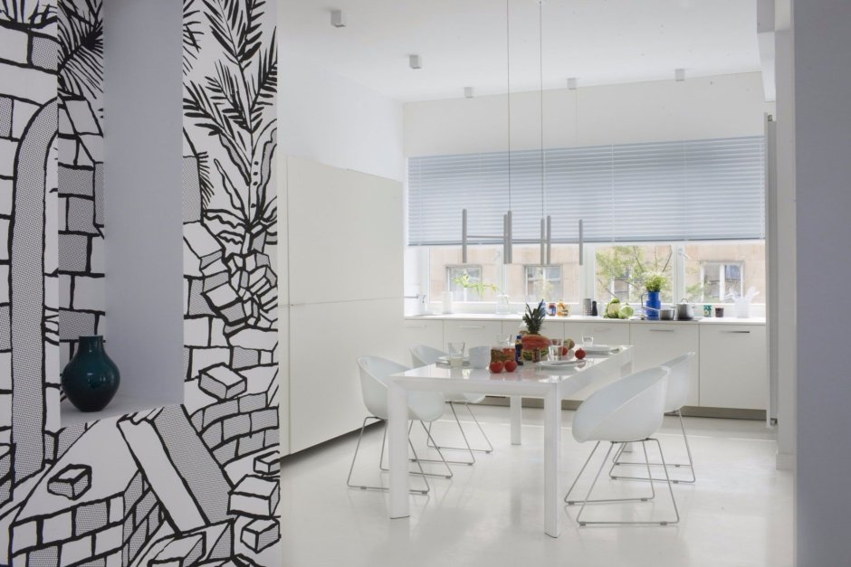 Графика в интерьере квартиры