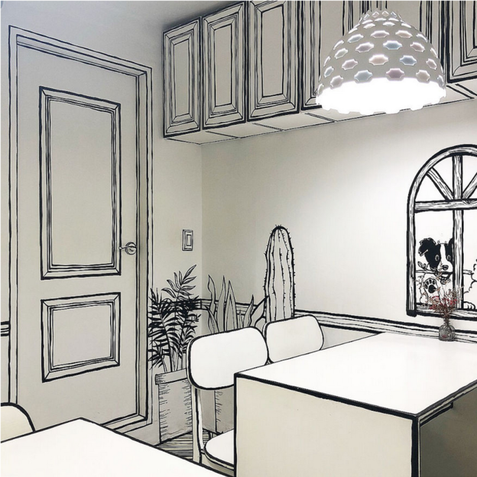 Монохромный интерьер