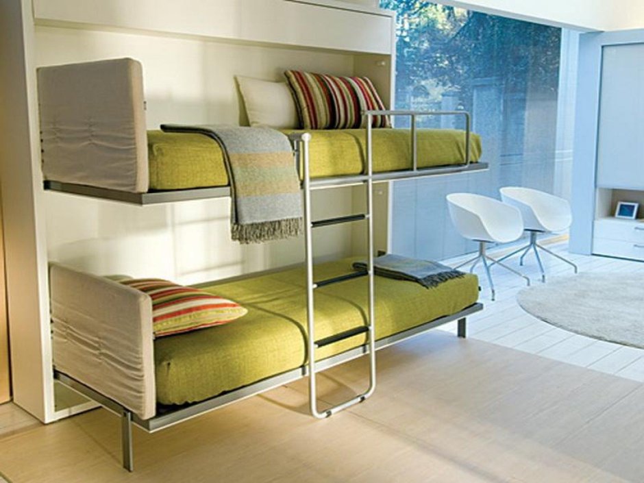 Двухъярусная кровать трансформер