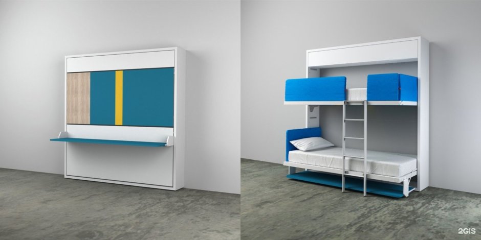 Двухъярусные кровати трансформеры для подростков