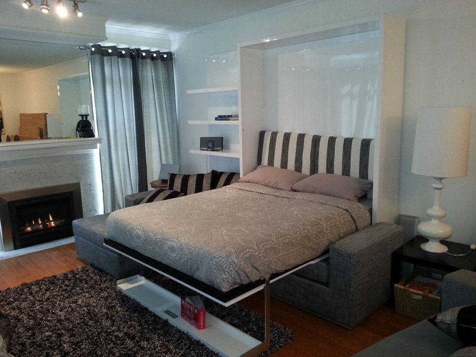 Гостиная-спальня 17м2 икея