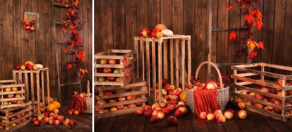 Украшение интерьера к осени