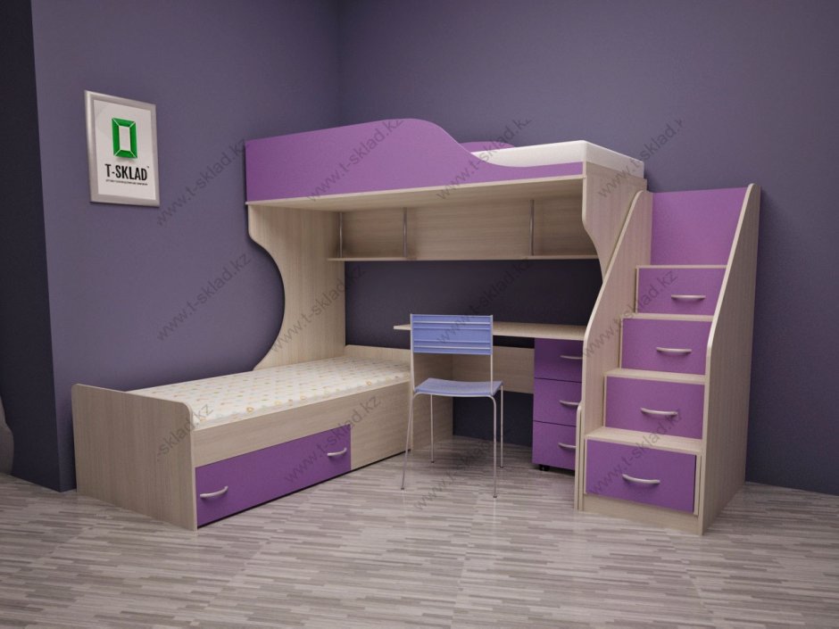 Кровать для двоих детей