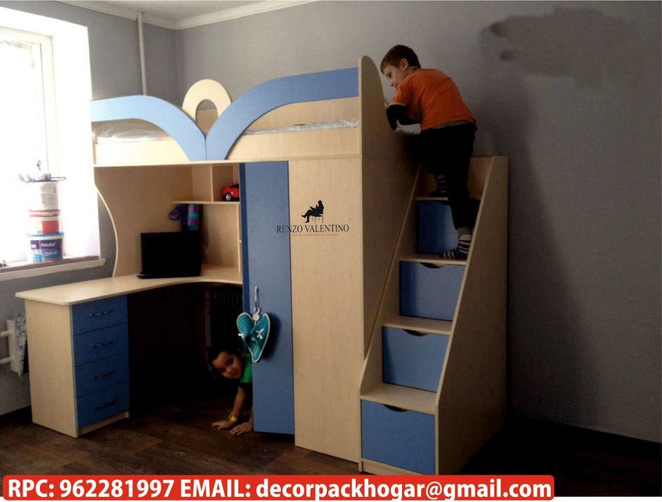 Трехъярусная кровать Легенда 10.5