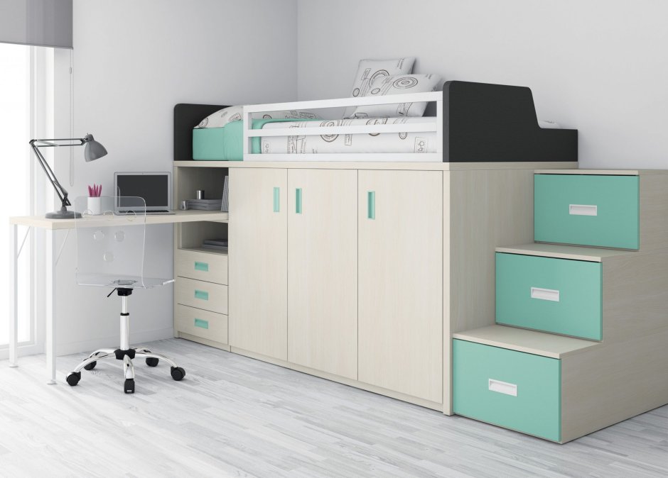 Кровать чердак Лахти 2.0