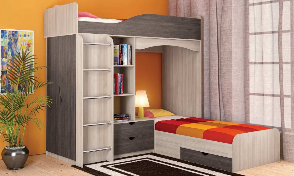 Кровать для 3 детей