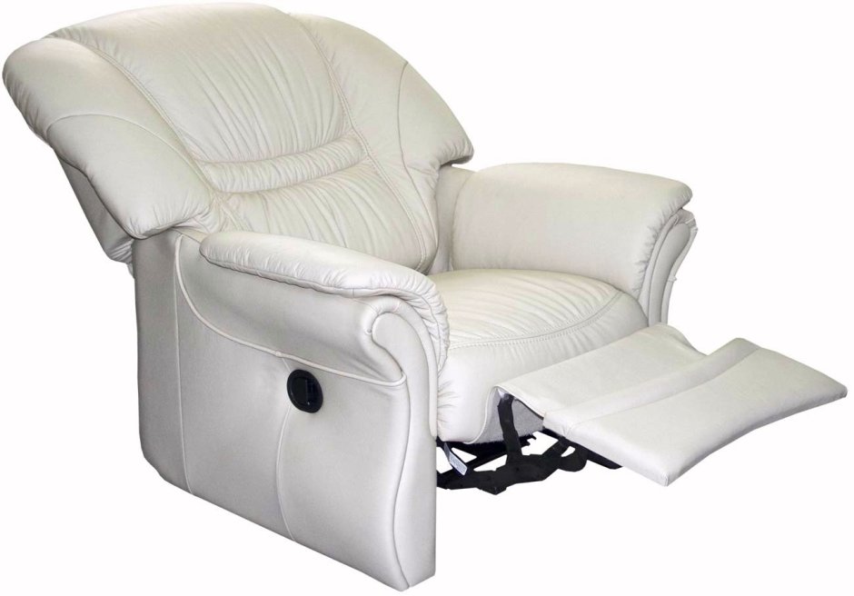 Кожаное кресло реклайнер hooker