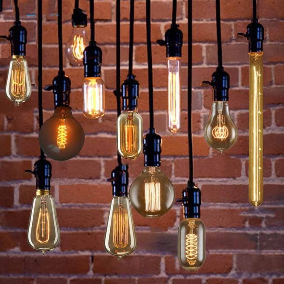 Подвесной светилтник лофт Edisson Bulb 780*300