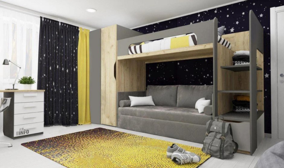 Кровать чердак Джуниор