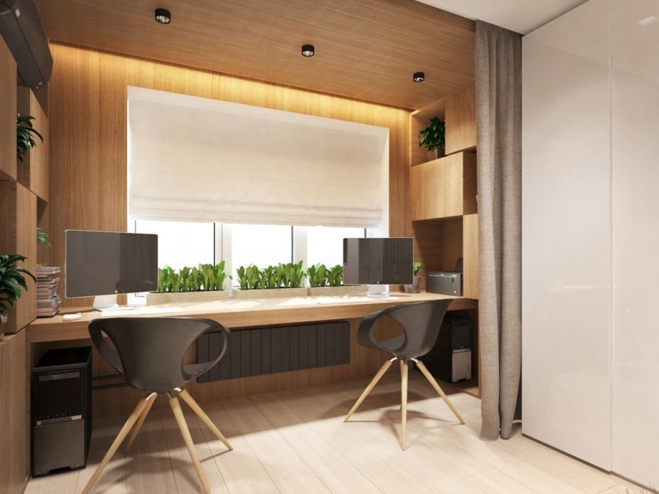 Письменный стол возле окна