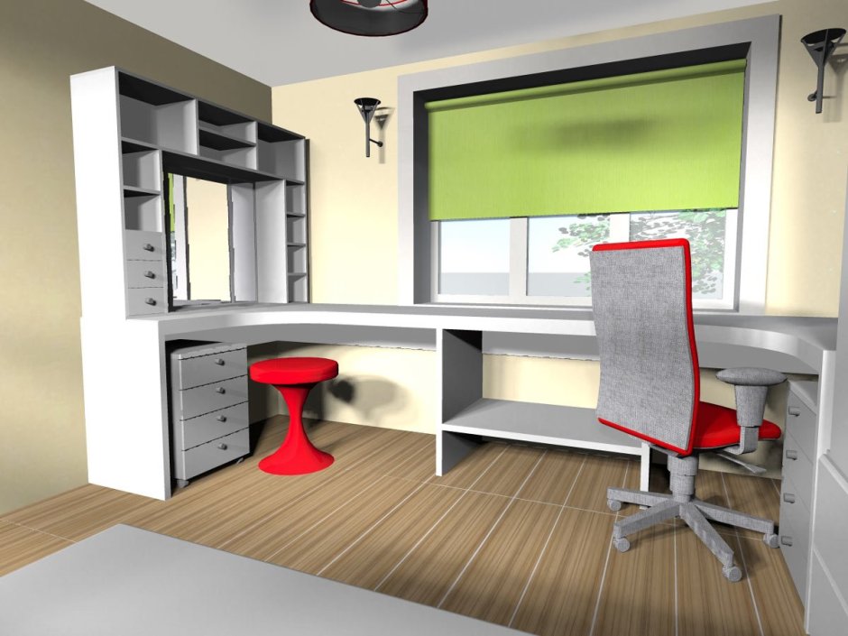 Письменный стол у окна